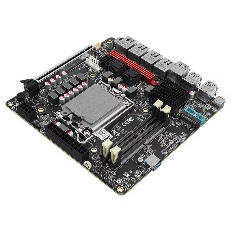 Motherboard vPro Q670 NAS Maks - Lga 1700 Ddr5 Itx Motherboard ulasan dan harga
