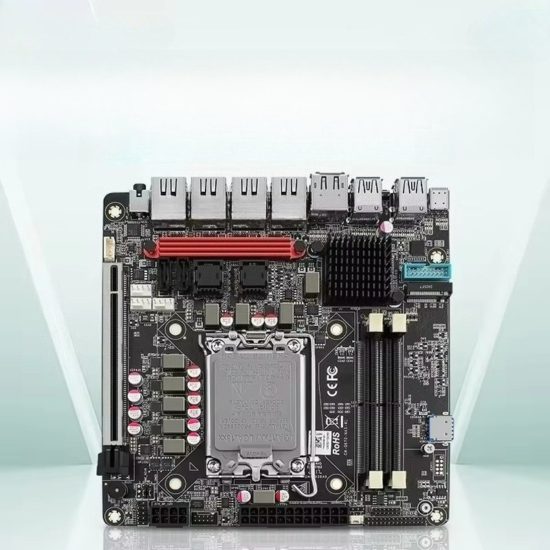 Motherboard NAS In-tel VPro Q6 - Lga 1700 Ddr5 Itx Motherboard ulasan dan harga
