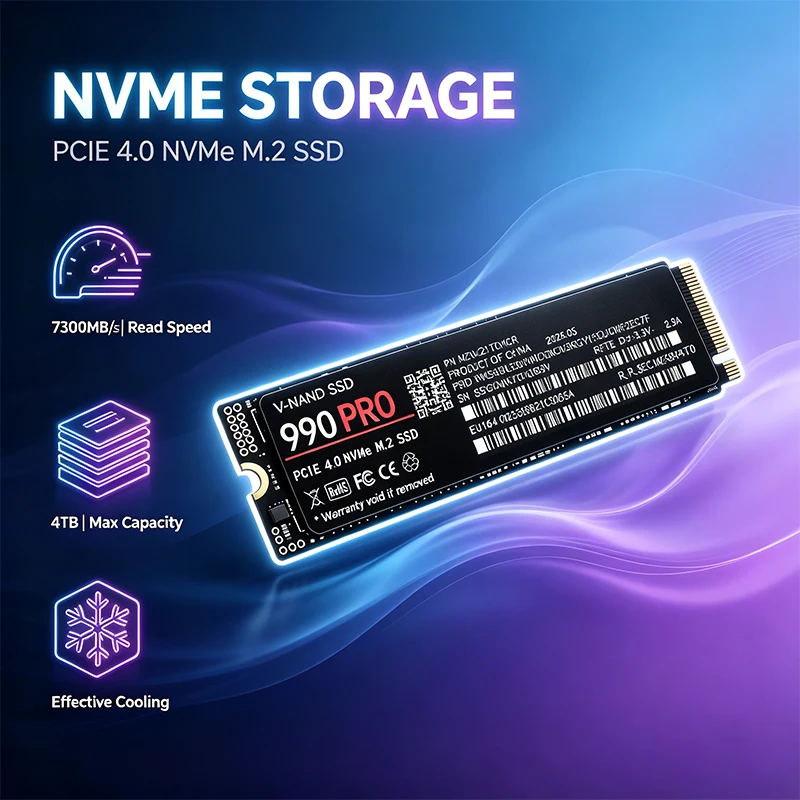 PCIe 4.0, Performa Unggul, 990 - M.2 Nvme 4Tb Pcie 4.0 Ssd ulasan dan harga