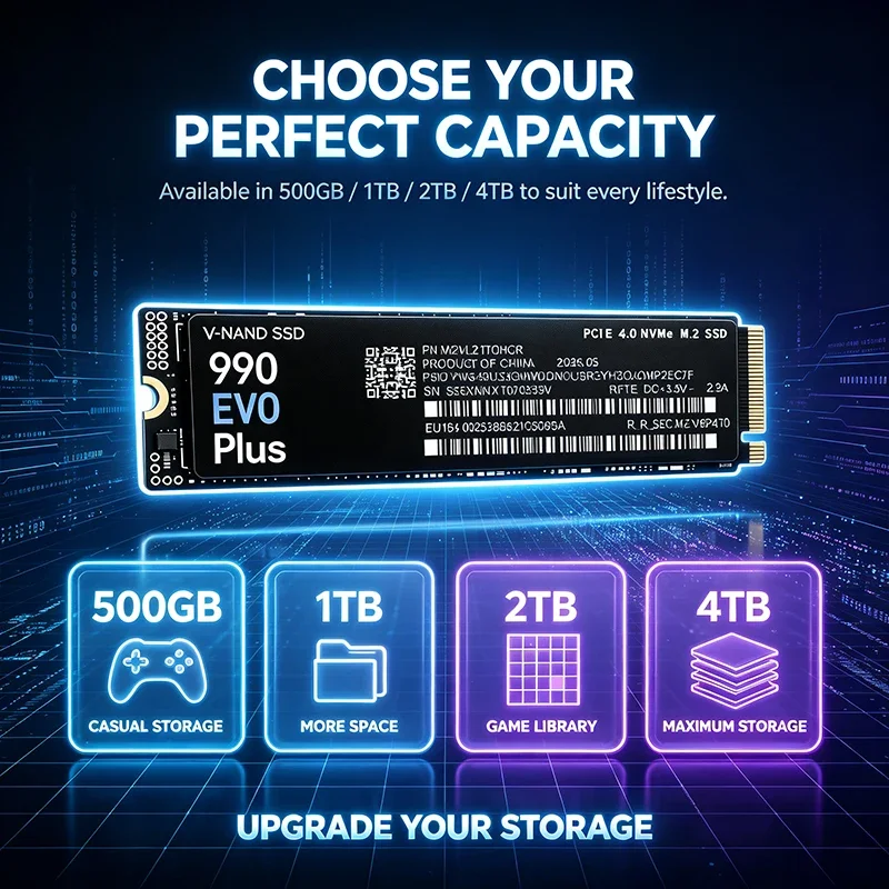 SSD M.2 NVMe 990 EVO Plus 500G - M.2 Nvme 4Tb Pcie 4.0 Ssd ulasan dan harga