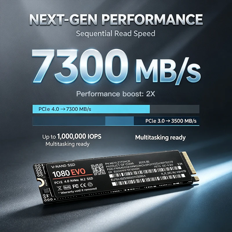 SSD M.2 NVMe PCIe 4.0 1080 EVO - M.2 Nvme 4Tb Pcie 4.0 Ssd ulasan dan harga