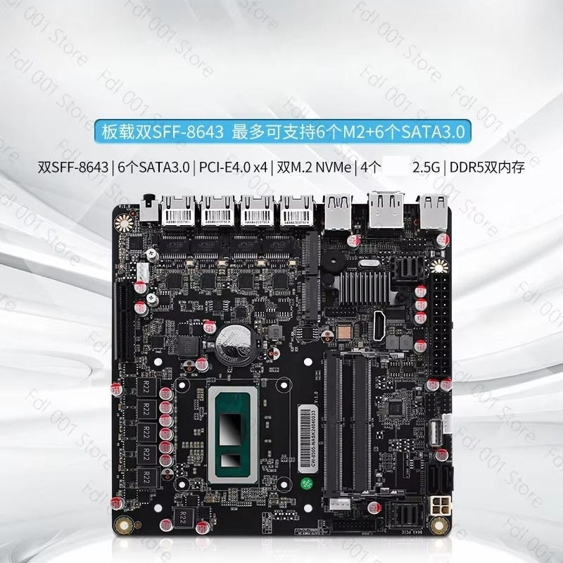 Papan Induk NAS N5105 8505 N10 - Nas Motherboard N100 6 Sata ulasan dan harga